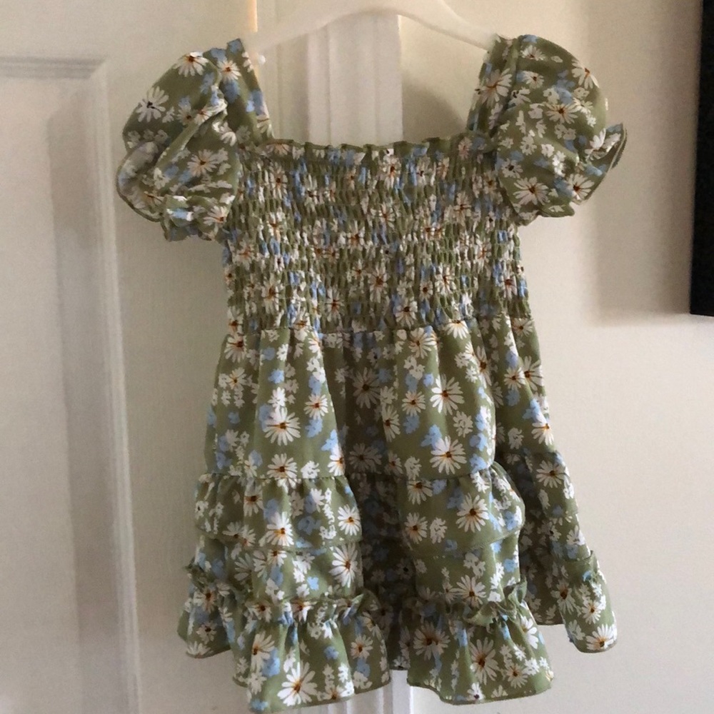 Baby Allover Floral Print dress